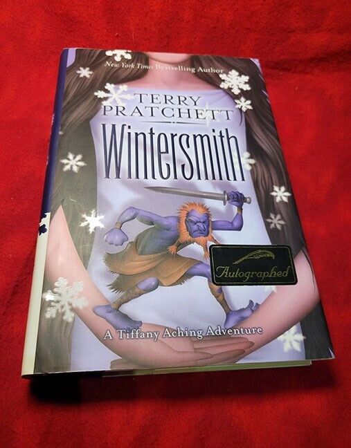 Signed Terry Pratchett Wintersmith (2007, Hardcover)