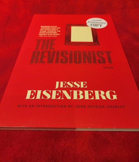 Jesse Eisenberg Signed The Revisionist: A Play (2013, Trade Paperback)